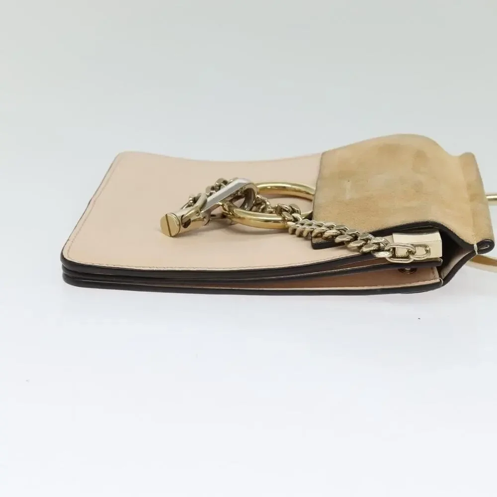 Chloe Leather Fay Handbag Beige